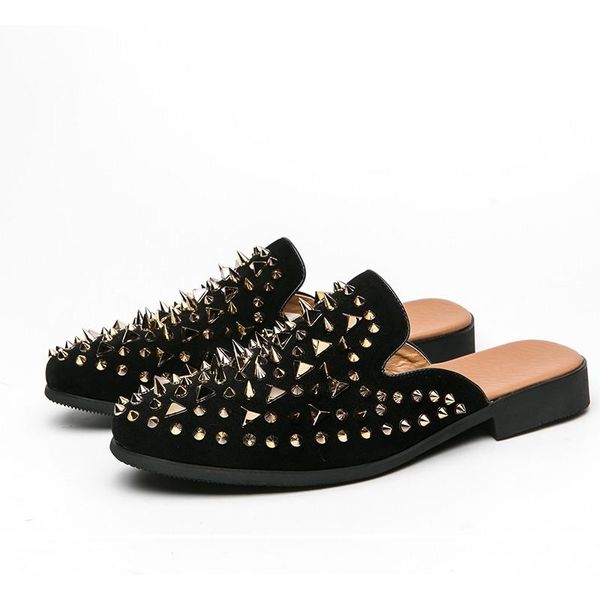 slippers summer men loafers genuine leather casual shoes fashion slip on driving breathable moccasins black suede ins
slippers summer men loafers genuine leather casual shoes fashion slip on driving breathable moccasins black suede ins