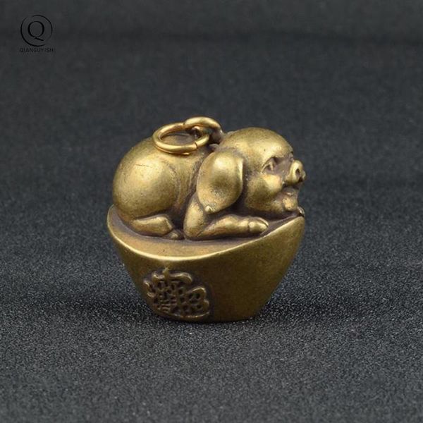 keychains pure brass handicrafts lucky copper wealthy pig key chain pendants men car holder ornaments handmade collectibles, Silver
keychains pure brass handicrafts lucky copper wealthy pig key chain pendants men car holder ornaments handmade collectibles, Silver