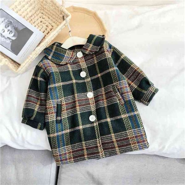 gooporson autumn kids clothes fashion korean plaid long jacket coat winter children outwear little girls coats 210715, Blue;gray
gooporson autumn kids clothes fashion korean plaid long jacket coat winter children outwear little girls coats 210715, Blue;gray