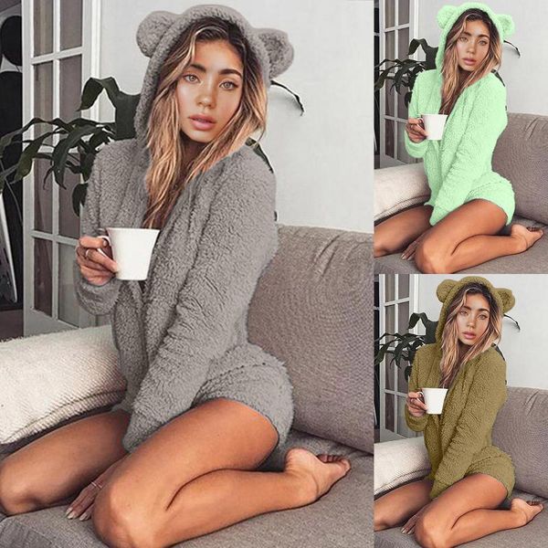 yoga outfit 2021 winter flannel sleepwear women's cute teddy bear zipper hooded long sleeve jumpsuit one piece plush warm romper pajama
yoga outfit 2021 winter flannel sleepwear women's cute teddy bear zipper hooded long sleeve jumpsuit one piece plush warm romper pajama