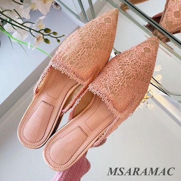 summer retro mesh hollow slippers fashion leather lining breathable flat shoes simple lace ladies mules, Black
summer retro mesh hollow slippers fashion leather lining breathable flat shoes simple lace ladies mules, Black