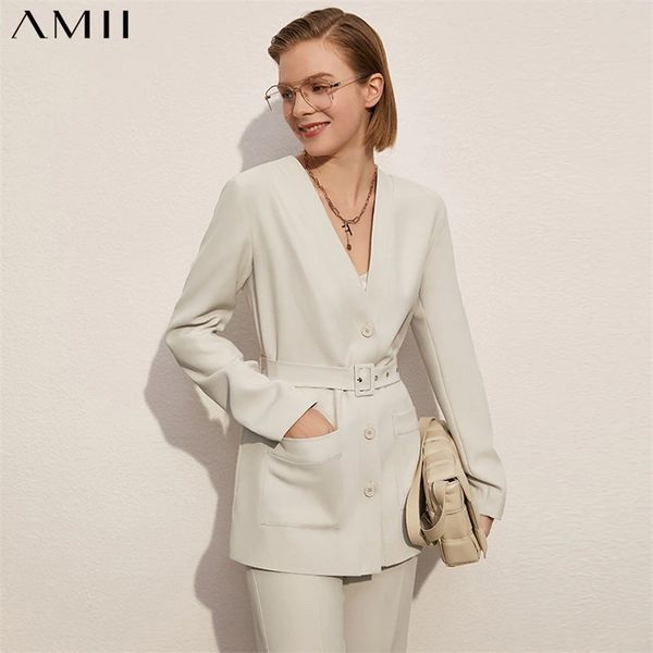 minimalism spring summer offical lady blazer women vneck single-breasted belt coat causal solid suit pants 12130012 210527, White
minimalism spring summer offical lady blazer women vneck single-breasted belt coat causal solid suit pants 12130012 210527, White