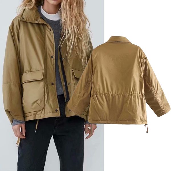 women's wool & blends new winter thickening jacket women hooded collar pocket baggy jacket female coat loose oversized womens shor, Black
women's wool & blends new winter thickening jacket women hooded collar pocket baggy jacket female coat loose oversized womens shor, Black