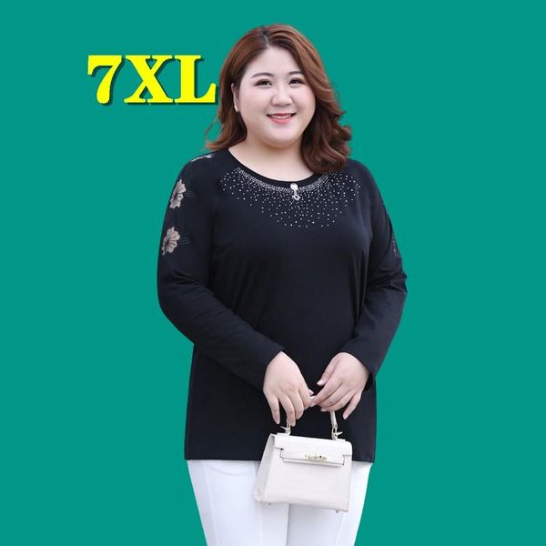 plus size t-shirt big tunic shirt women clothing cotton overweight tees oversized blouses 5xl 7xl fashion style, Black
plus size t-shirt big tunic shirt women clothing cotton overweight tees oversized blouses 5xl 7xl fashion style, Black