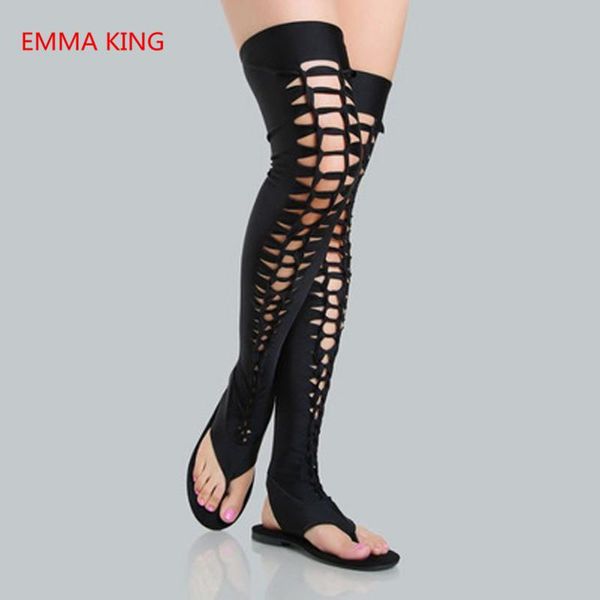 roman gladiator women sandals leather hollow flats dancing party shoes woman black cut outs over the knee boots
roman gladiator women sandals leather hollow flats dancing party shoes woman black cut outs over the knee boots