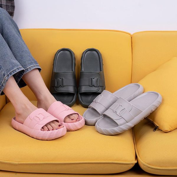 women's slipper 2021 summer new korean version fashion buckle sandals home thick-soled men flip flops shower shoes, Black
women's slipper 2021 summer new korean version fashion buckle sandals home thick-soled men flip flops shower shoes, Black