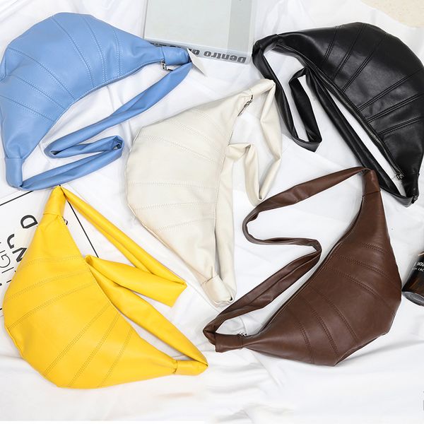 soft pu leather half moon waist bag large capacity women's cross body bags retro zipper solid shoulder purse
soft pu leather half moon waist bag large capacity women's cross body bags retro zipper solid shoulder purse