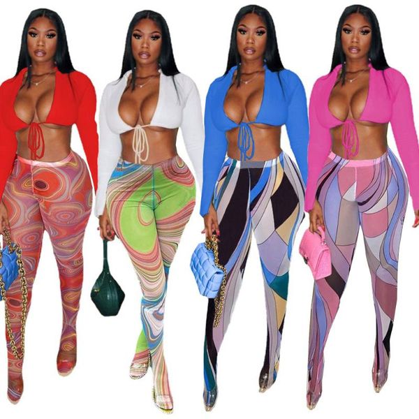 women's two piece pants y8139 autumn european and american fashion ladies suit solid color strappy + printed slim stockings spot sa, White
women's two piece pants y8139 autumn european and american fashion ladies suit solid color strappy + printed slim stockings spot sa, White