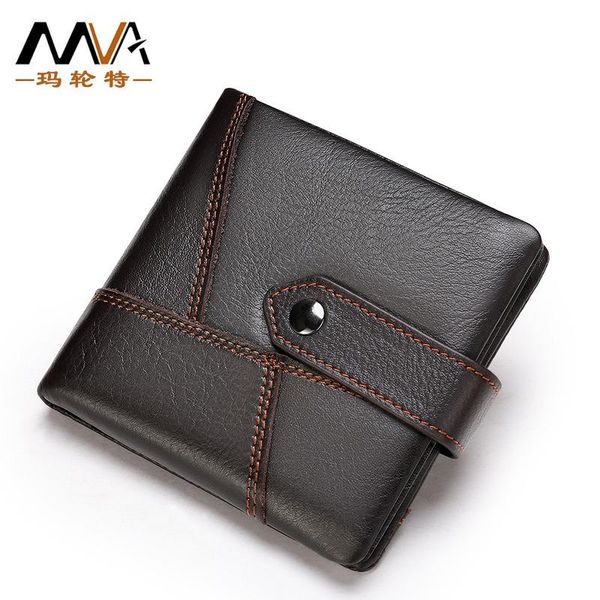 genuine leather wallet men vintage business casual men's head layer cowhide multi-card coin purse wallets, Red;black
genuine leather wallet men vintage business casual men's head layer cowhide multi-card coin purse wallets, Red;black