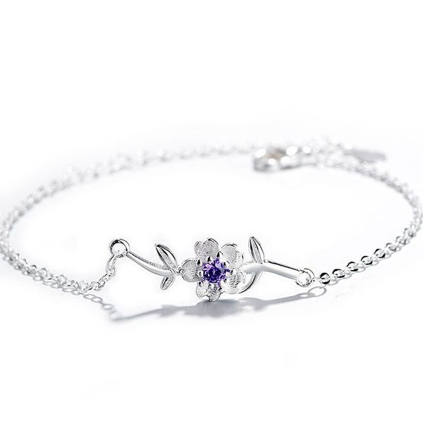 women cherry blossom bracelets sweet pink cubic zirconia paved purple crystal flower branch bangles charm, Golden;silver
women cherry blossom bracelets sweet pink cubic zirconia paved purple crystal flower branch bangles charm, Golden;silver