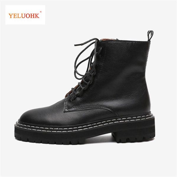 boots 138 women's ankle leather lace up woman shoes low heel autumn black 30-40 plus size female
boots 138 women's ankle leather lace up woman shoes low heel autumn black 30-40 plus size female