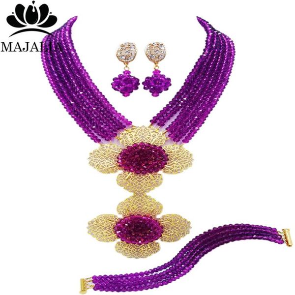 earrings & necklace nigerian bride wedding exquisite super flash purple crystal african dress dinner jewelry set ls-42, Silver
earrings & necklace nigerian bride wedding exquisite super flash purple crystal african dress dinner jewelry set ls-42, Silver