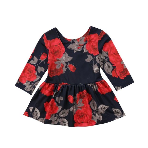 girl's dresses born baby girls casual beautiful floral long sleeve birthday dancing party pageant prom dress clothes, Red;yellow
girl's dresses born baby girls casual beautiful floral long sleeve birthday dancing party pageant prom dress clothes, Red;yellow