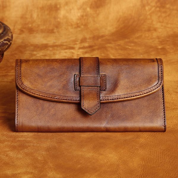 wallet long casual card bag hand vegetable tanning painted men's and women's, Red;black
wallet long casual card bag hand vegetable tanning painted men's and women's, Red;black