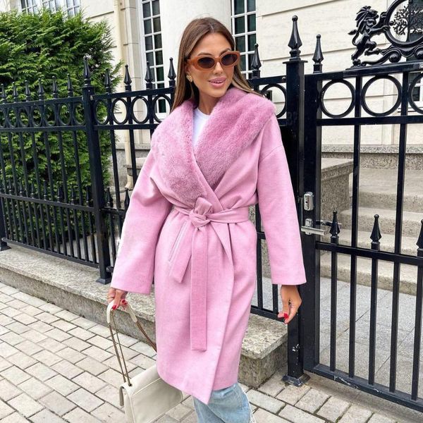 women's fur & faux winter fashion natural rex wool blends coat long overcoats 2021 real cashmere coats outwear, Black
women's fur & faux winter fashion natural rex wool blends coat long overcoats 2021 real cashmere coats outwear, Black