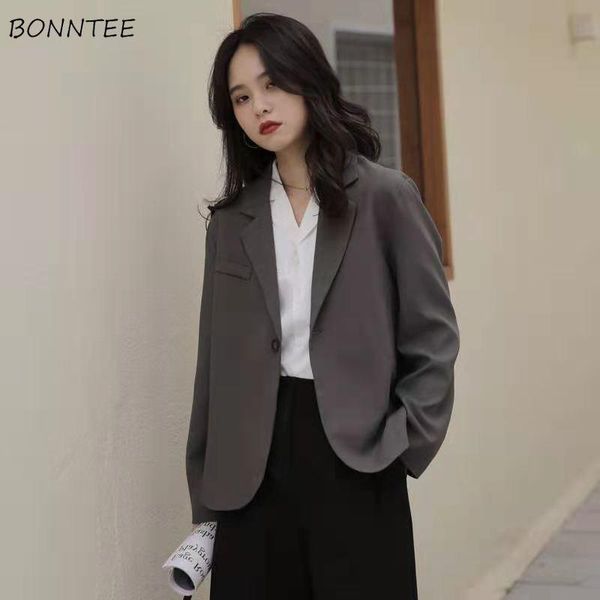women's suits & blazers women fashion solid loose leisure british style all-match single button notched simple female streetwear spring, White;black
women's suits & blazers women fashion solid loose leisure british style all-match single button notched simple female streetwear spring, White;black