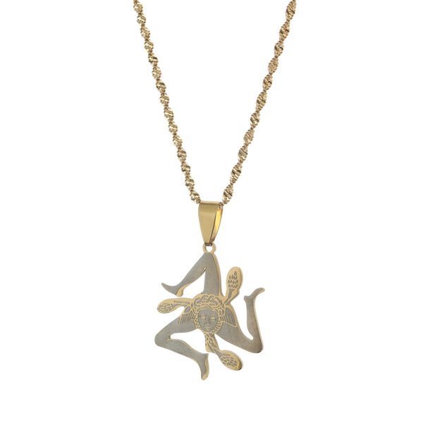 stainless steel sicily italy cities flag pendant chains necklace gold color italian sicilia jewelry gifts, Silver
stainless steel sicily italy cities flag pendant chains necklace gold color italian sicilia jewelry gifts, Silver