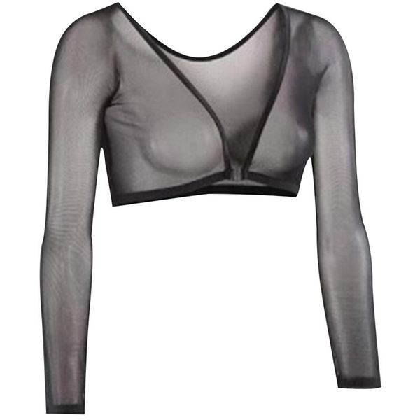 women's shapers women both side wear sheer plus size v-neck long sleeve seamless arm shaper crop shirt blouses perspective cardigan, Black;white
women's shapers women both side wear sheer plus size v-neck long sleeve seamless arm shaper crop shirt blouses perspective cardigan, Black;white