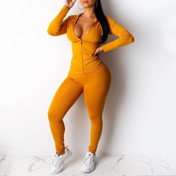 2021 women tracksuit 2 pcs set solid color v-neck hooded long sleeve zipper long legging tight pants autumn outfitby air, Black;white
2021 women tracksuit 2 pcs set solid color v-neck hooded long sleeve zipper long legging tight pants autumn outfitby air, Black;white