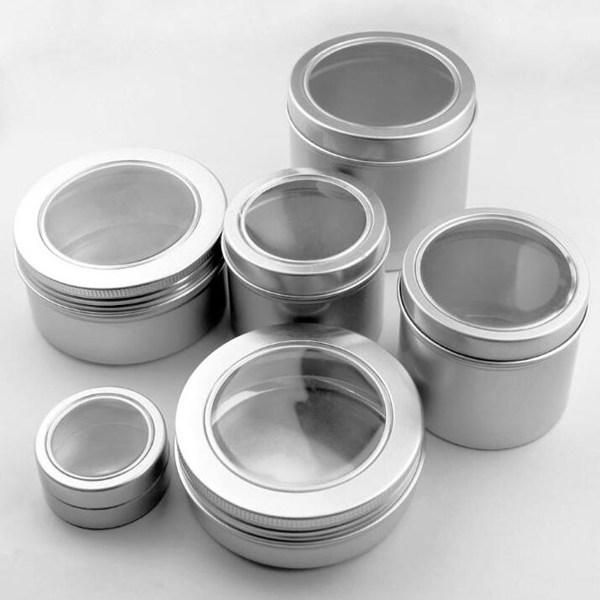gift wrap 25ml 60ml 100ml aluminum cosmetic cream jar window cap, 150ml metal jars, 180ml box, packing tins container
gift wrap 25ml 60ml 100ml aluminum cosmetic cream jar window cap, 150ml metal jars, 180ml box, packing tins container