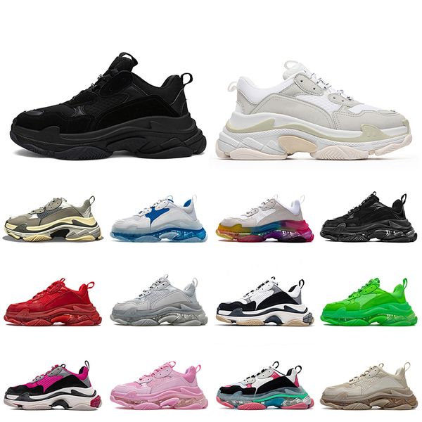 17fw paris women mens luxury designer shoes fashion clear sole platform triple s sneakers dad casual shoe crystal bottoms black white traine
17fw paris women mens luxury designer shoes fashion clear sole platform triple s sneakers dad casual shoe crystal bottoms black white traine