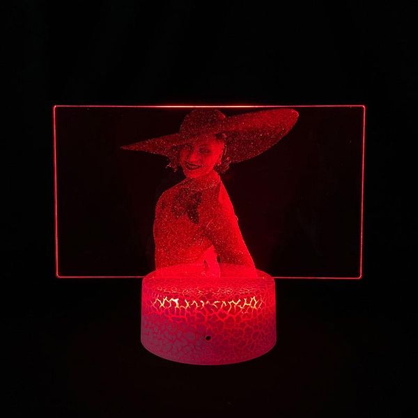 night lights unqiue luminescent game 3d picture lamp delineascope smart phone control base alcina dimitrescu light woman lady
night lights unqiue luminescent game 3d picture lamp delineascope smart phone control base alcina dimitrescu light woman lady