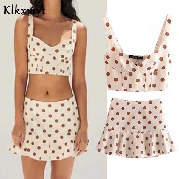 klkxmyt za women 2 pieces set wave point print crop suit woman high waisted mini skirt female summer outfits 210527, White
klkxmyt za women 2 pieces set wave point print crop suit woman high waisted mini skirt female summer outfits 210527, White
