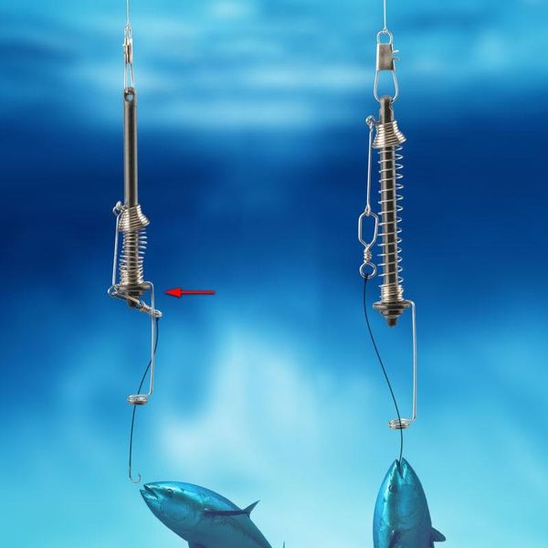 fishing hooks 2021 automatic hook device fish float stainless steel spring card touches artifact drop
fishing hooks 2021 automatic hook device fish float stainless steel spring card touches artifact drop