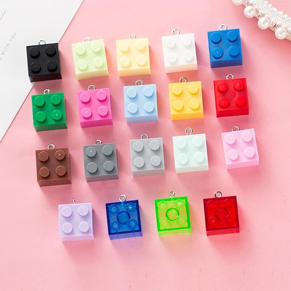 charms 10pcs building block keychain 2*2 mini colorful diy toy decor key ring necklace jewelry pendants accessories wholesale, Bronze;silver
charms 10pcs building block keychain 2*2 mini colorful diy toy decor key ring necklace jewelry pendants accessories wholesale, Bronze;silver