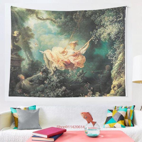 tapestries hd the swing tapestry wall hanging decor blanket bedding curtain throw