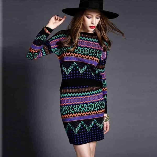winter striped impression mesh of two pieces defines female loose sweater and bodycon pencil mini skirt vintage suits iabs, Black
winter striped impression mesh of two pieces defines female loose sweater and bodycon pencil mini skirt vintage suits iabs, Black