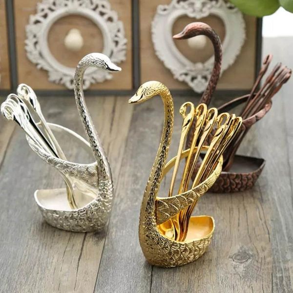 flatware sets 7pcs swan fruit base holder spoon set salad dessert coffee cake tableware delicate gift kitchen decor fork
flatware sets 7pcs swan fruit base holder spoon set salad dessert coffee cake tableware delicate gift kitchen decor fork