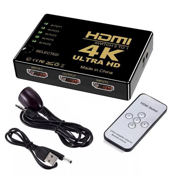 5x1 cable splitter hd 1080p video switcher adapter 5 input 1 output port hub for xbox ps4 dvd hdtv pc laptv audio cables & conne co conn
5x1 cable splitter hd 1080p video switcher adapter 5 input 1 output port hub for xbox ps4 dvd hdtv pc laptv audio cables & conne co conn
