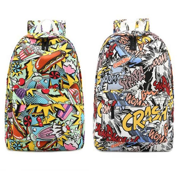 backpack fashion junior high school student bag korean style tide canva graffiti teenagers printing designer travel
backpack fashion junior high school student bag korean style tide canva graffiti teenagers printing designer travel