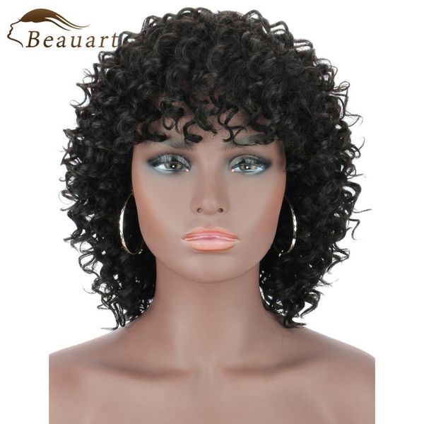lace wigs beauart bob cut human hair full for black women 12"short natural curls wig with bangs afro deep curly machine, Black;brown
lace wigs beauart bob cut human hair full for black women 12"short natural curls wig with bangs afro deep curly machine, Black;brown