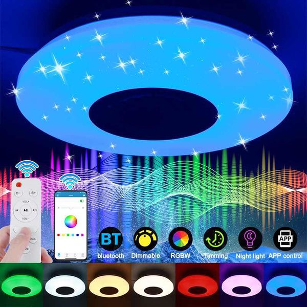 ceiling lights 2021 upgrade 200w led music lamp 34cm rgbw bedroom light with remote control bluetooth speaker home party lighting
ceiling lights 2021 upgrade 200w led music lamp 34cm rgbw bedroom light with remote control bluetooth speaker home party lighting