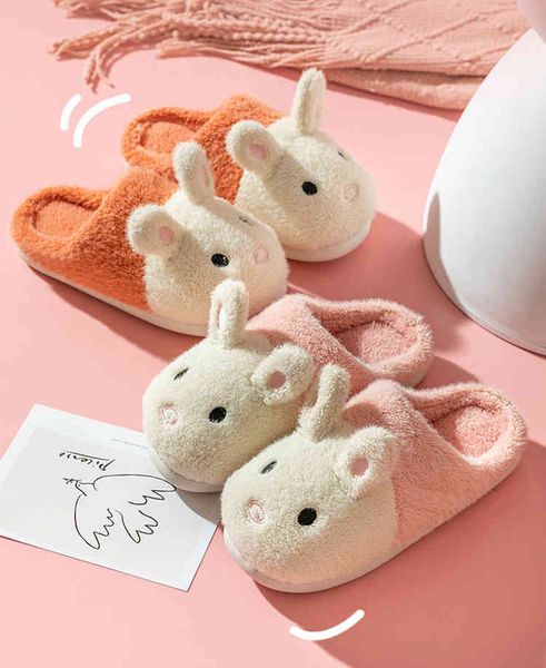 slippers cotton women's indoor anti-skid baotou shoes in autumn and winter home lovely rabbit head thickened warm
slippers cotton women's indoor anti-skid baotou shoes in autumn and winter home lovely rabbit head thickened warm