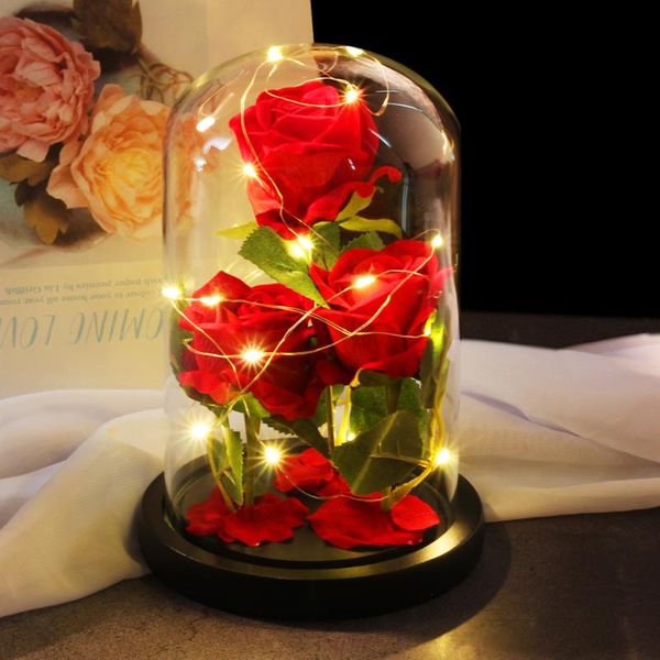 decorative flowers & wreaths 3 three eternal red rose flower in dome glass wooden base for home decorate valentine's day gifts christma
decorative flowers & wreaths 3 three eternal red rose flower in dome glass wooden base for home decorate valentine's day gifts christma