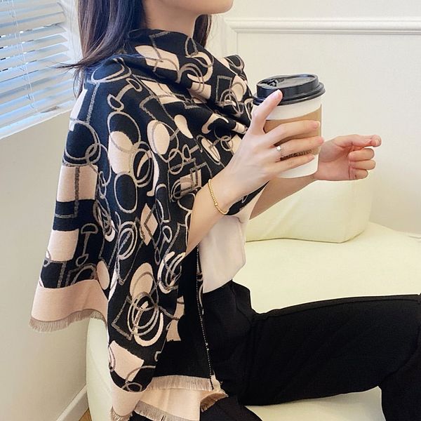 autumn and winter new fashion korean imitation cashmere scarf geometric printing thickened warm shawl for women, Blue;gray
autumn and winter new fashion korean imitation cashmere scarf geometric printing thickened warm shawl for women, Blue;gray