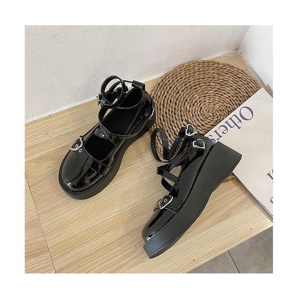 women shoes loli sweet lolita platform round head thick heel cross bandage kawaii cosplay mary jane 2021 dress, Black
women shoes loli sweet lolita platform round head thick heel cross bandage kawaii cosplay mary jane 2021 dress, Black