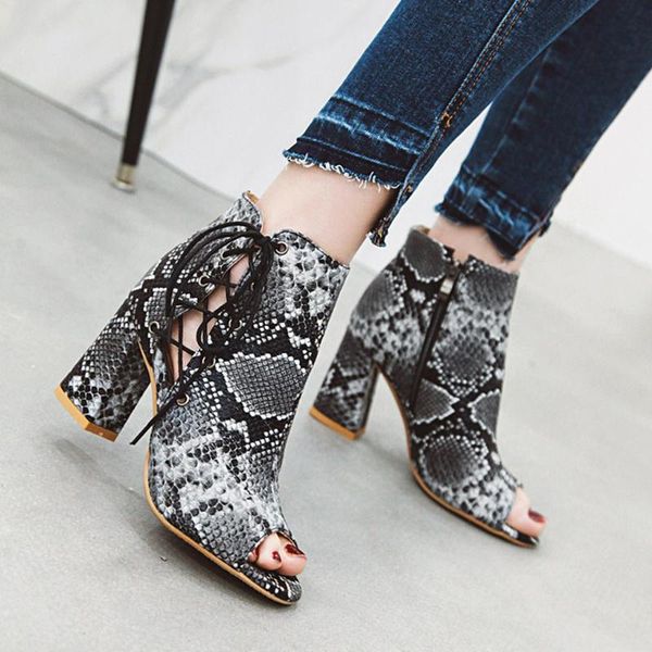 women's sandals block heels shoes ladies gladiator woman summer snake pattern high heel sandalias blokhak, Black
women's sandals block heels shoes ladies gladiator woman summer snake pattern high heel sandalias blokhak, Black