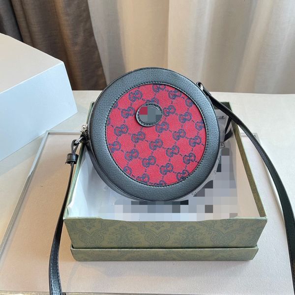 women luxurys designers handbag 2021 slung women's small round cake bar mini bag canvas splicing cow leather
women luxurys designers handbag 2021 slung women's small round cake bar mini bag canvas splicing cow leather