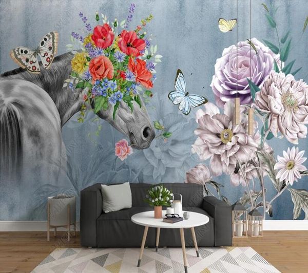 wallpapers papel de parede modern art horses flowers 3d wallpaper mural,living room tv wall bedroom papers home decor
wallpapers papel de parede modern art horses flowers 3d wallpaper mural,living room tv wall bedroom papers home decor