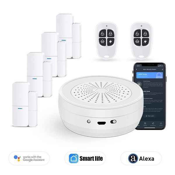 alarm systems tuya wifi smart home system wireless burglar security life app control kit
alarm systems tuya wifi smart home system wireless burglar security life app control kit