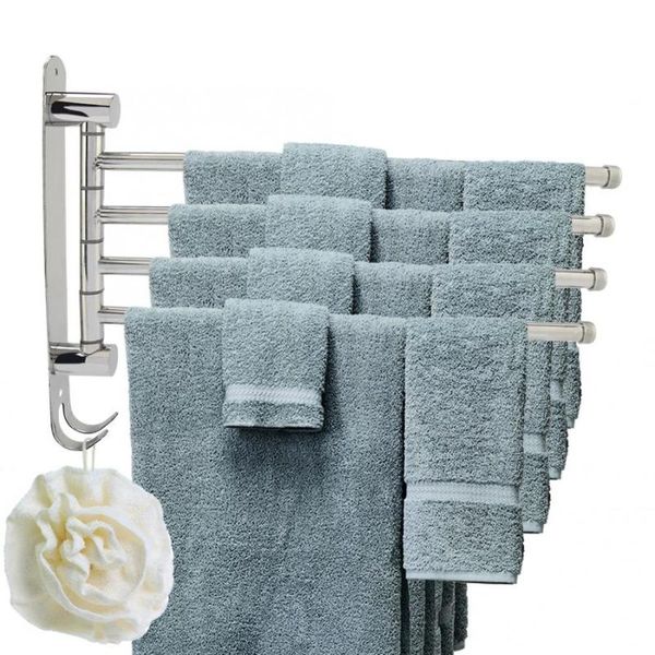 bathroom storage & organization 304 stainless steel foldable towel rack holder hanger kitchen el clothes shelf with 4 hooks
bathroom storage & organization 304 stainless steel foldable towel rack holder hanger kitchen el clothes shelf with 4 hooks