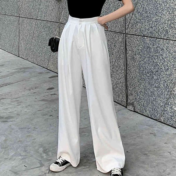 capris minimalist casual wide leg pants for high waist black large size loose straight trousers female fashion, Black;white
capris minimalist casual wide leg pants for high waist black large size loose straight trousers female fashion, Black;white