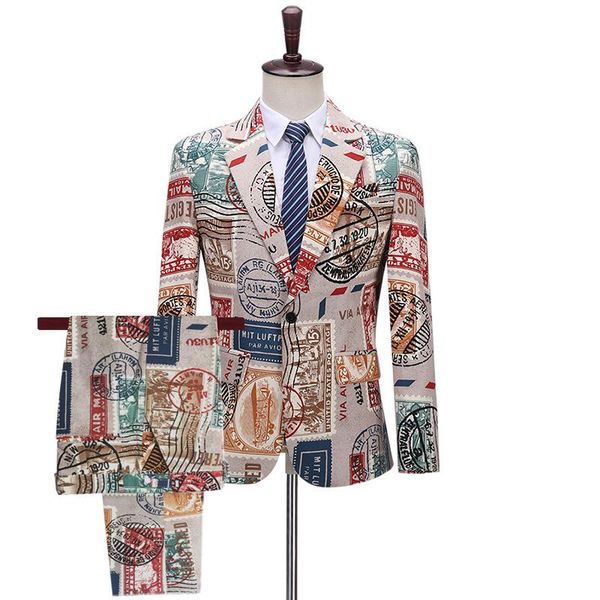 men's suits & blazers men business blazer 2pcs jacket+pants groom wedding singer show 4color s-5xl 2022, White;black
men's suits & blazers men business blazer 2pcs jacket+pants groom wedding singer show 4color s-5xl 2022, White;black