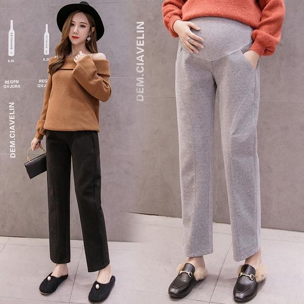 maternity bottoms pants autumn and winter trousers high waist lift straight leg slim slimming pregnant women leggings, White
maternity bottoms pants autumn and winter trousers high waist lift straight leg slim slimming pregnant women leggings, White