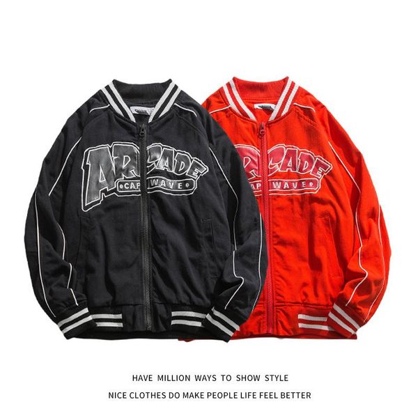 men's jackets spring original autumn men letter baseball jacket women boyfriend style bomber coat varsity embroid streetwear casual, Black;brown
men's jackets spring original autumn men letter baseball jacket women boyfriend style bomber coat varsity embroid streetwear casual, Black;brown