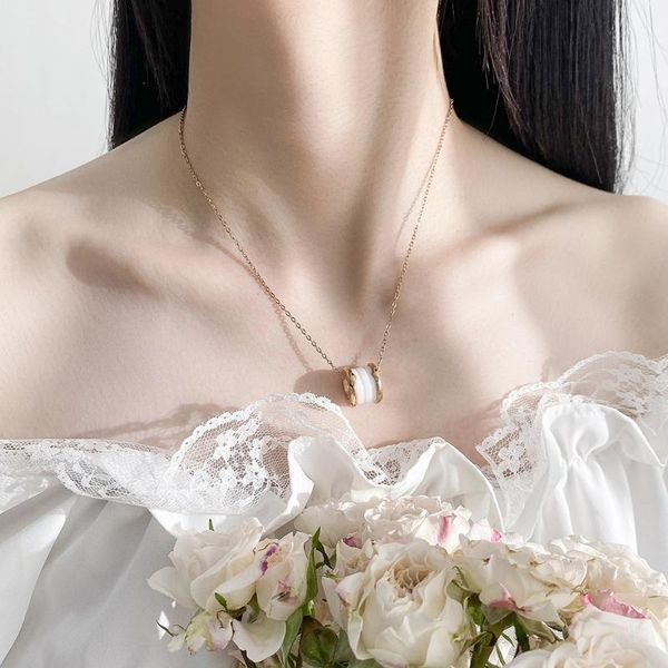 pendant necklaces ins the small titanium steel contracted ring stainless plating of gold collar bone chains female temperament, Silver
pendant necklaces ins the small titanium steel contracted ring stainless plating of gold collar bone chains female temperament, Silver